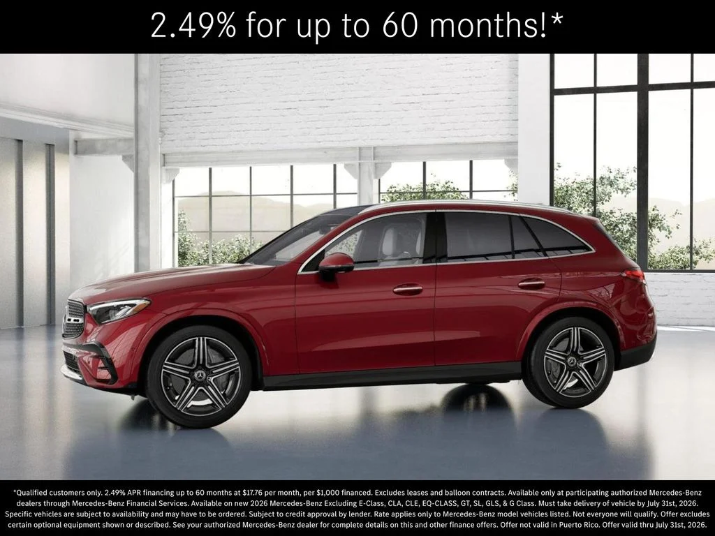 New 2026 MANUFAKTUR Patagonia Red Metallic Mercedes-Benz GLC 300 image 36