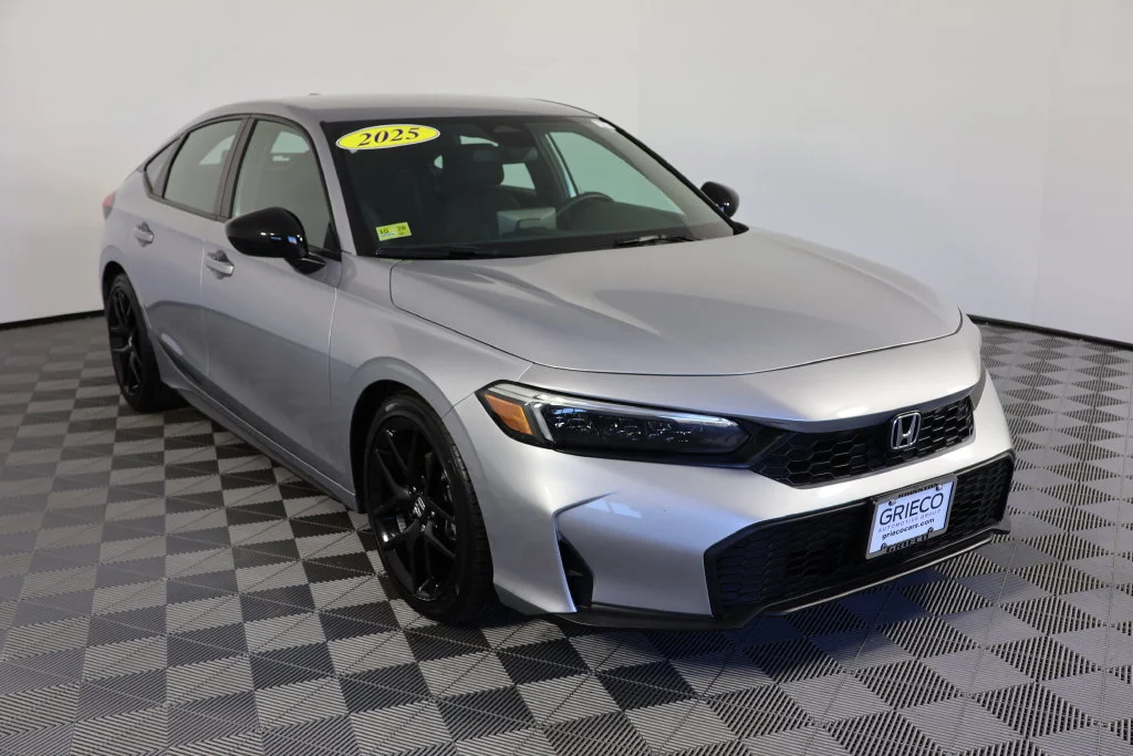 Certified Used 2025 Solar Silver Metallic Honda Sport image 1