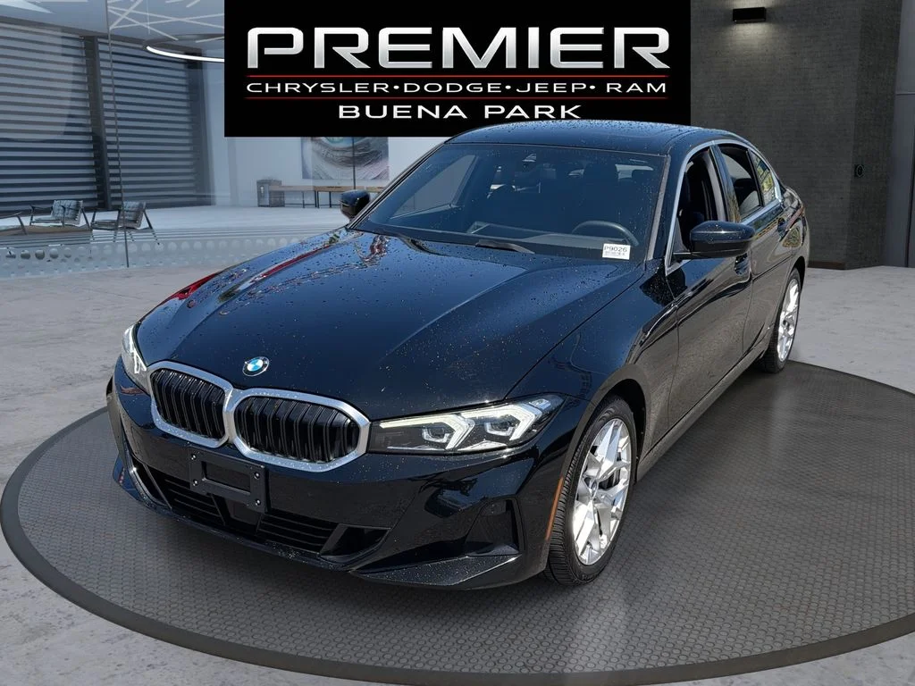 Used 2025 Black BMW 330i xDrive image 1