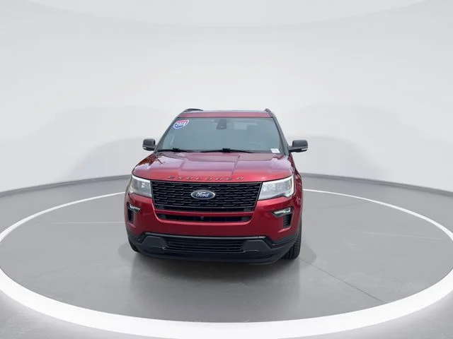 Used 2018 Red Ford Sport image 2