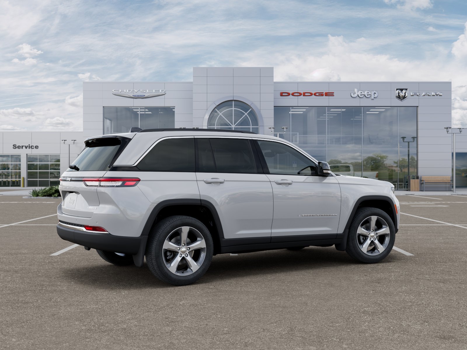 New 2026 Bright White Clear-Coat Exterior Paint Jeep Limited image 13