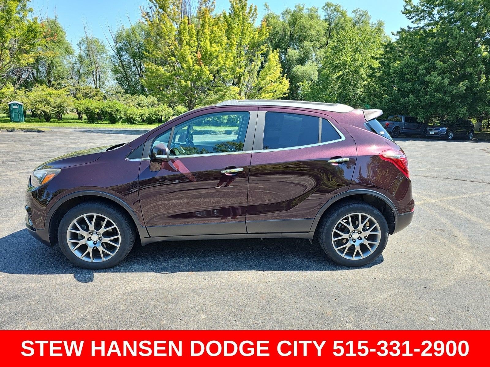 Used 2017 Black Cherry Metallic Buick Sport Touring image 1