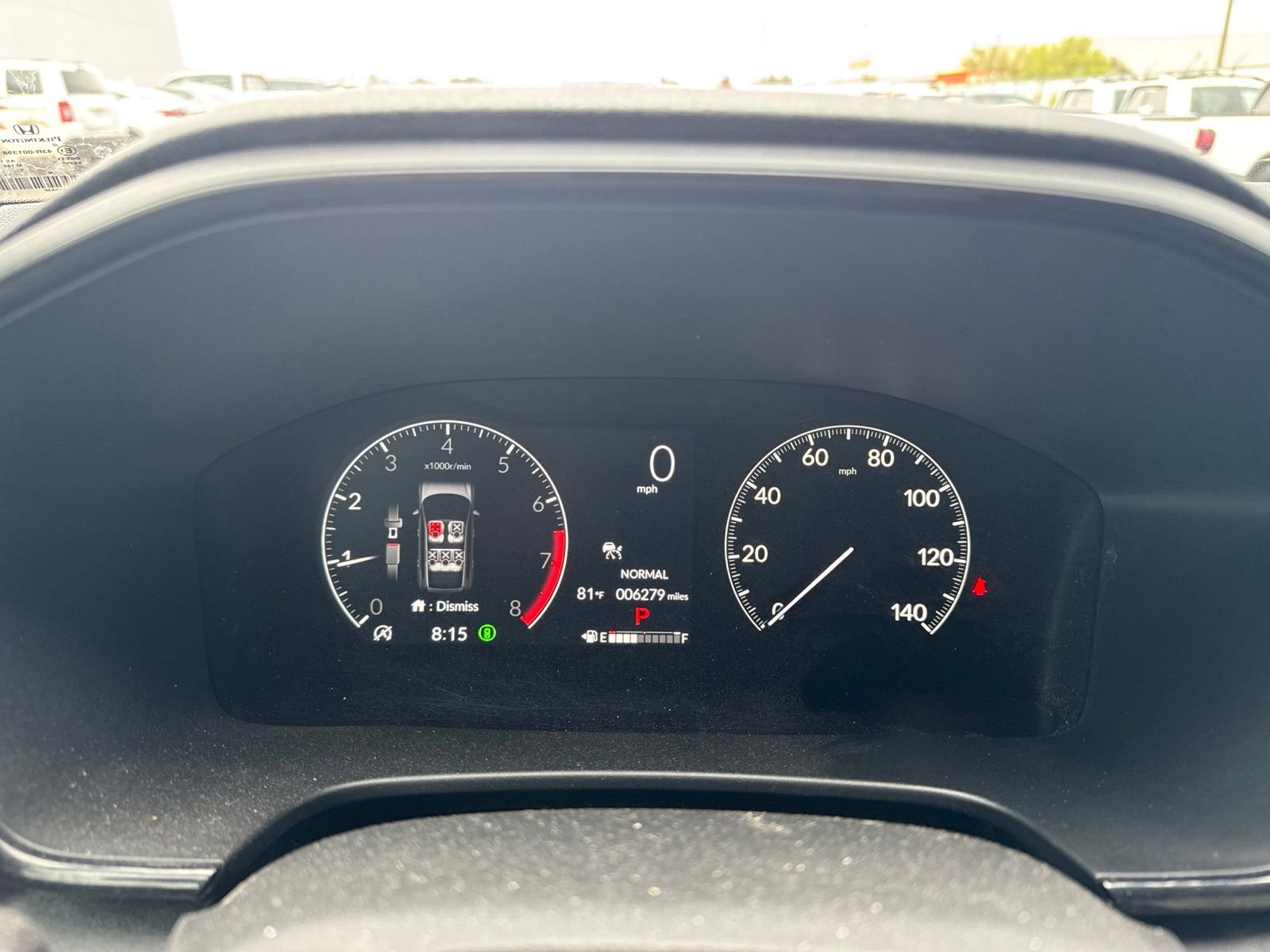 Used 2025 Radiant Red Metallic Honda EX image 9
