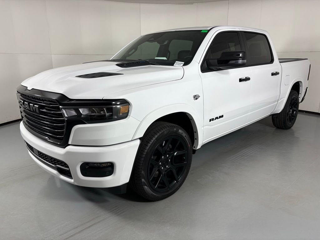 New 2026 Bright White Clear-Coat Exterior Paint RAM Laramie image 4