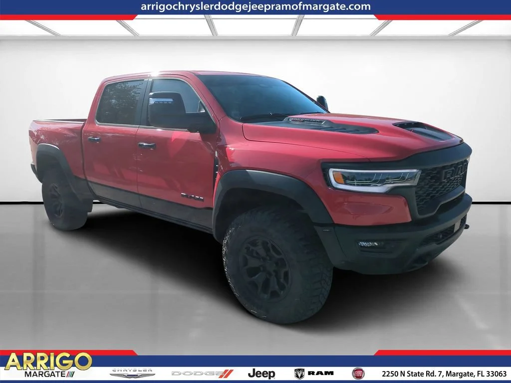 Used 2025 Flame Red Clearcoat Ram RHO image 1