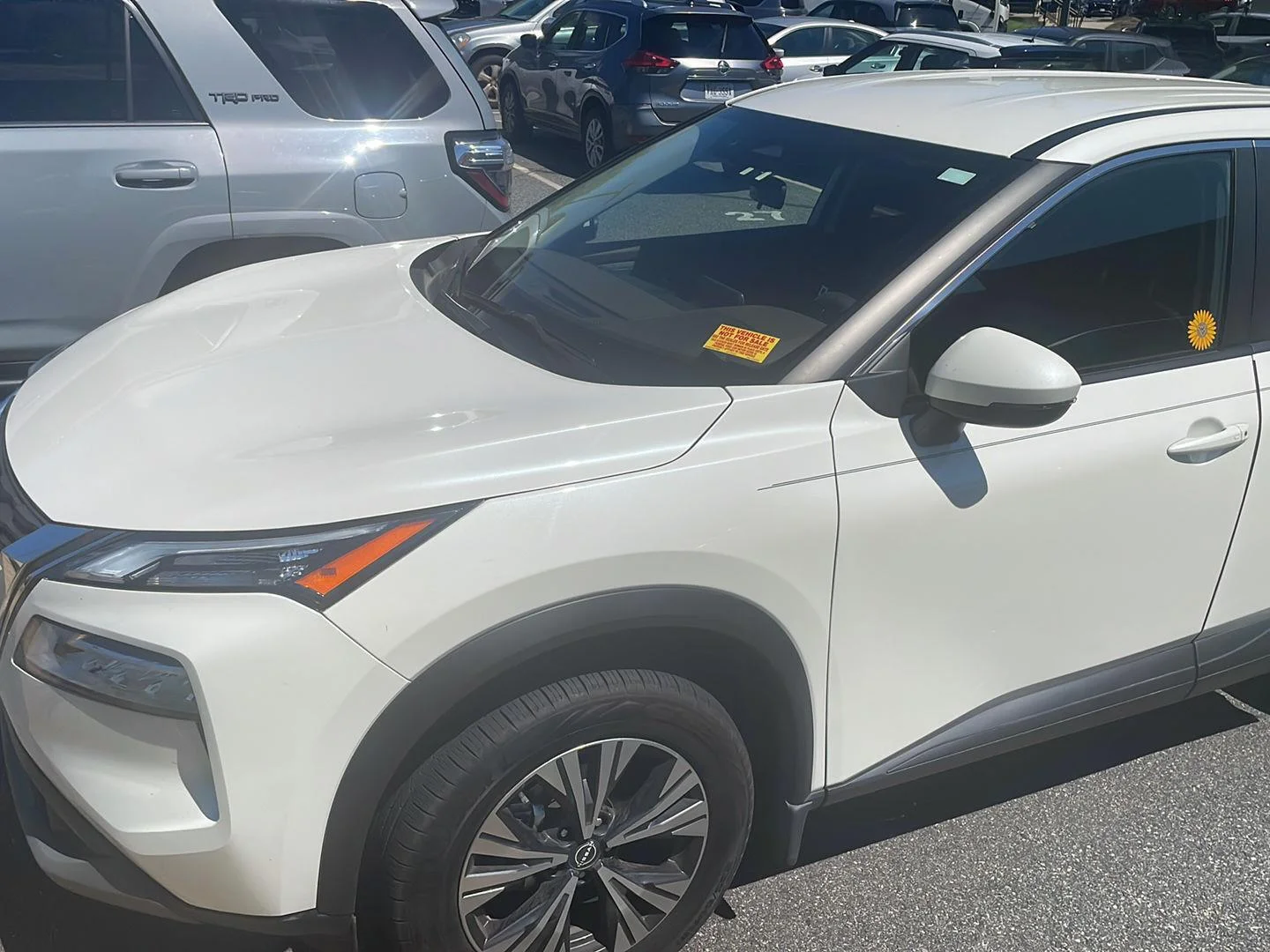 Used 2023 Pearl White Tricoat Nissan SV image 2