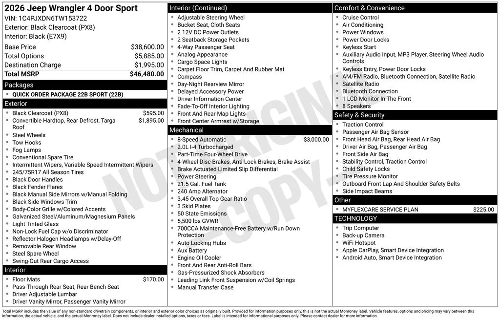 2026 Jeep Wrangler 4-Door Sport - Photo 10