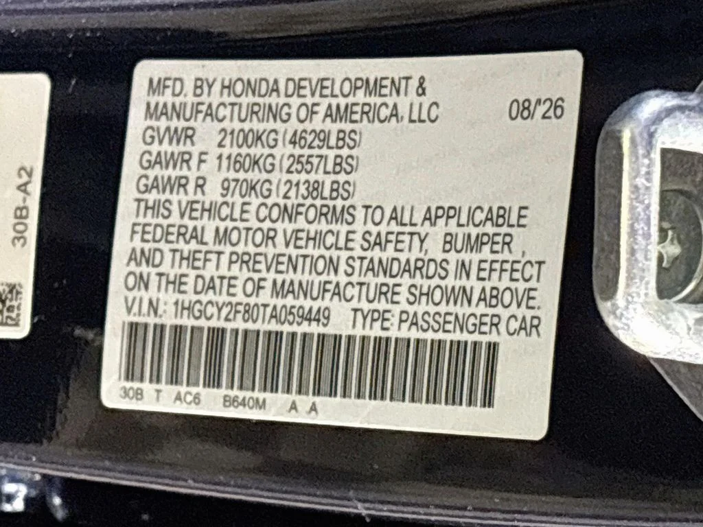 New 2026 Canyon River Blue Metallic Honda Touring image 26