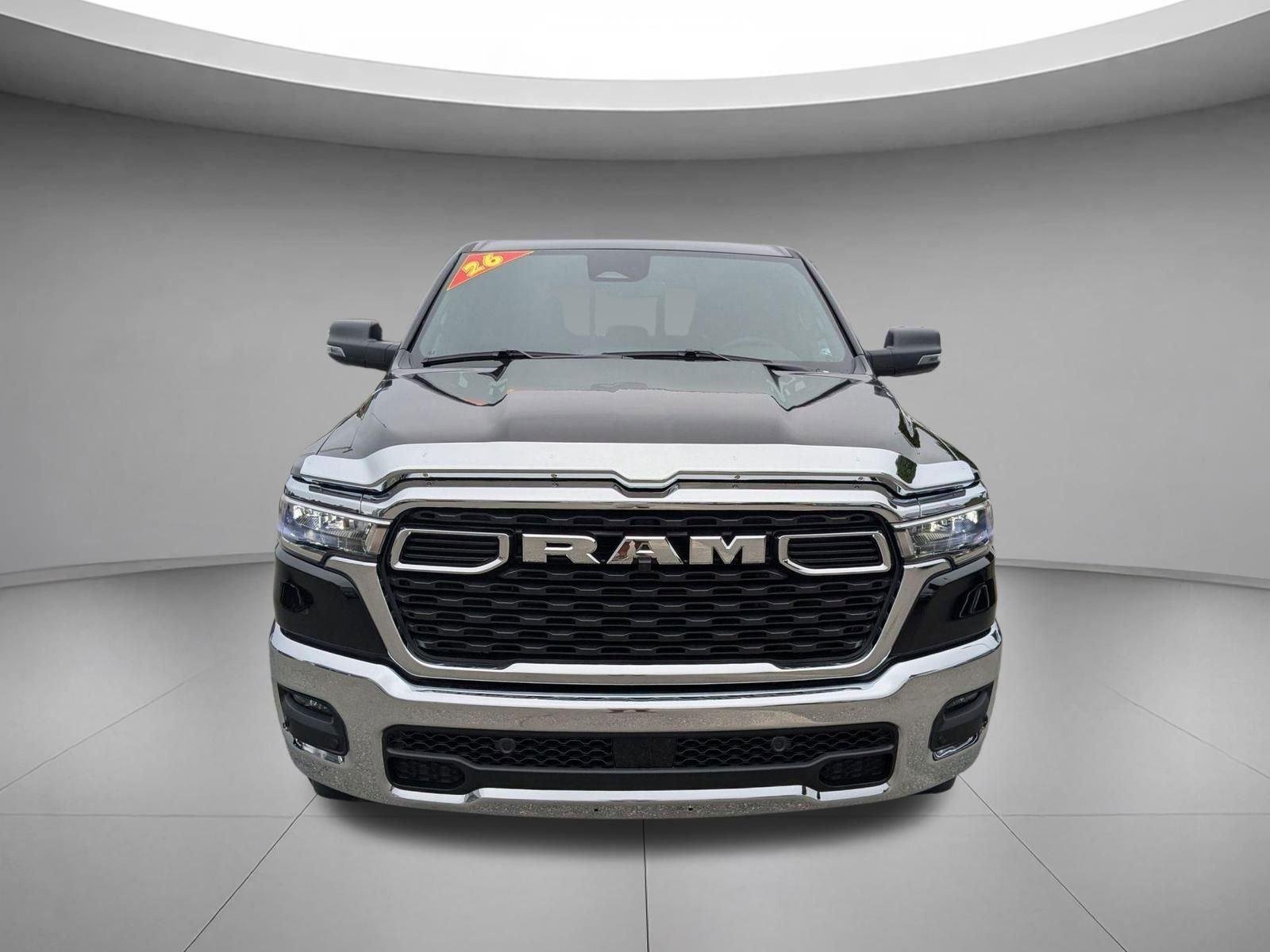 New 2026 Diamond Black Crystal Pearl-Coat Exterior Paint RAM Big Horn image 2
