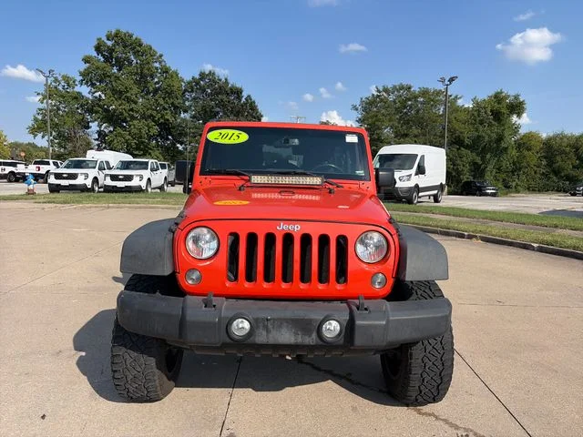 Used 2015 Orange Jeep Unlimited Sport image 8