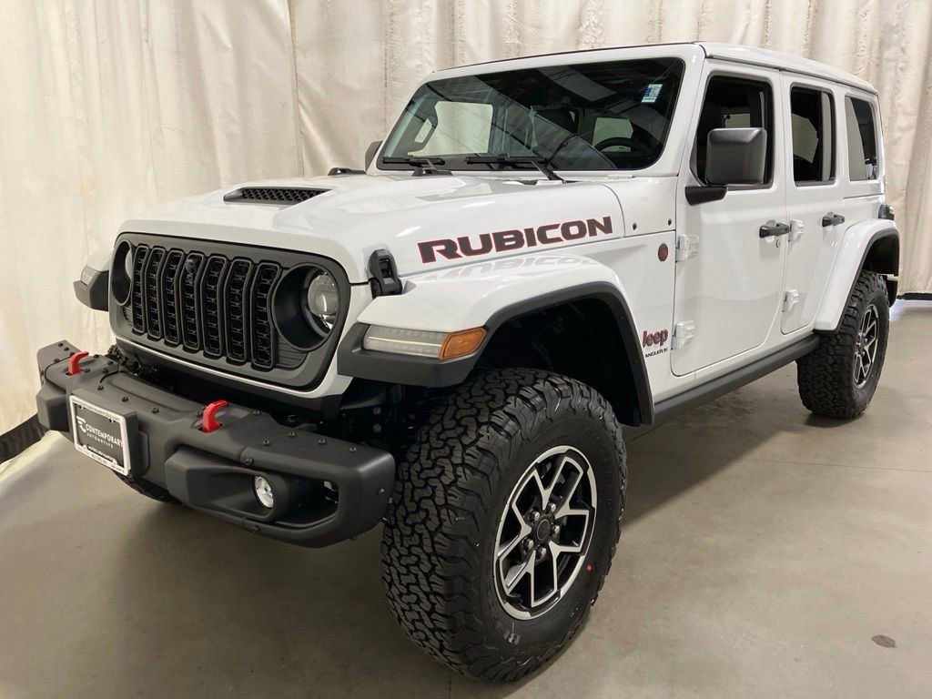 New 2026 Bright White Clear-Coat Exterior Paint Jeep Rubicon X image 25