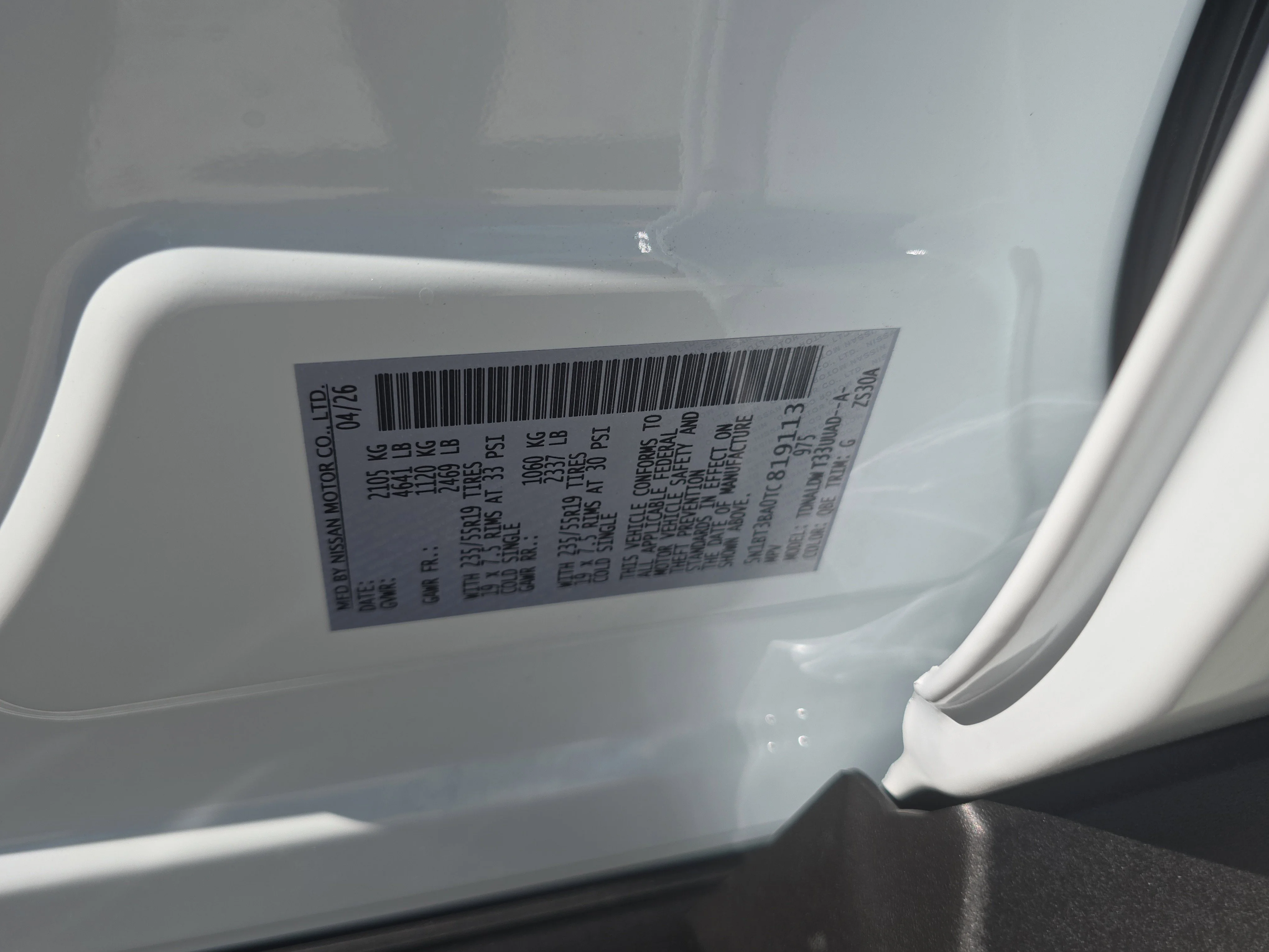 New 2026 Everest White Pearl Tricoat Nissan Dark Armor image 35