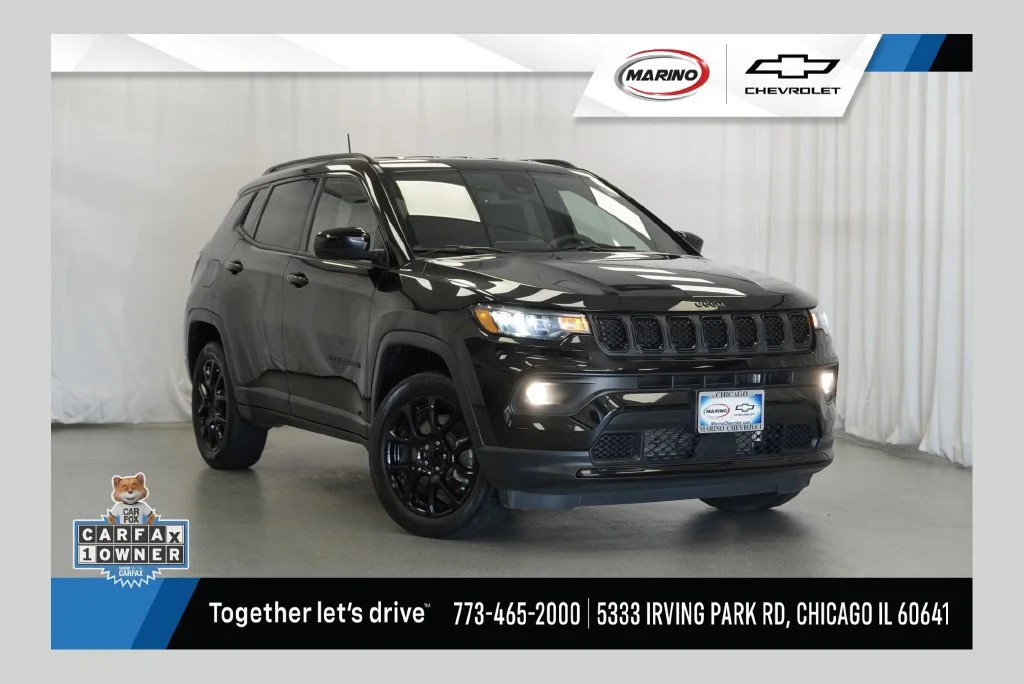 Used 2023 Black Jeep Altitude 4x4 image 1