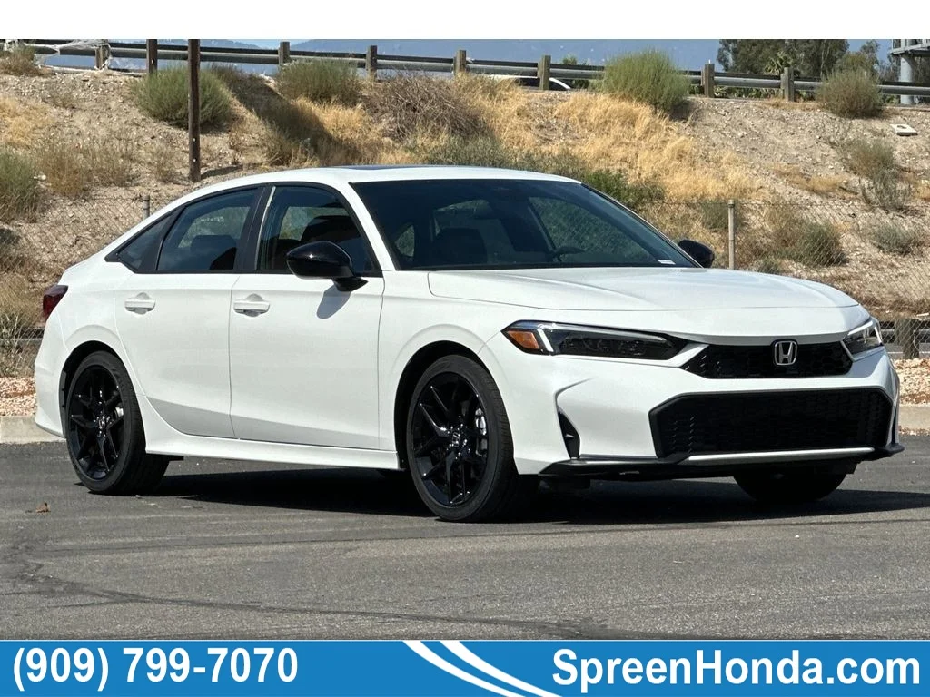 New 2026 Platinum White Pearl Honda Sport image 1