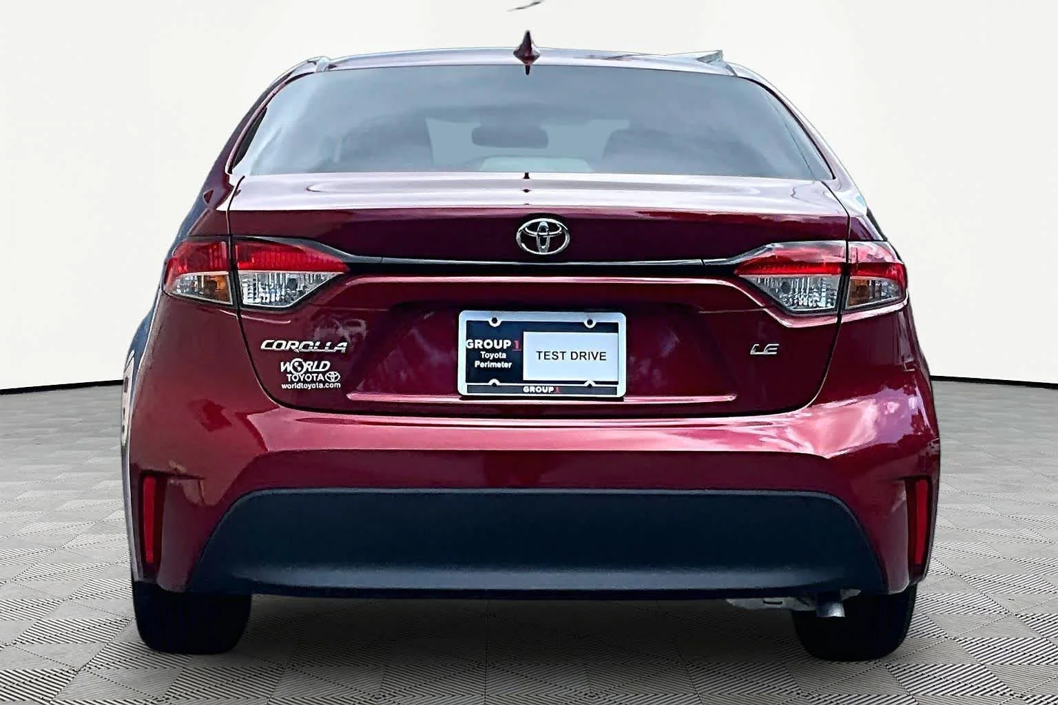 Used 2024 Ruby Flare Pearl Toyota LE image 5