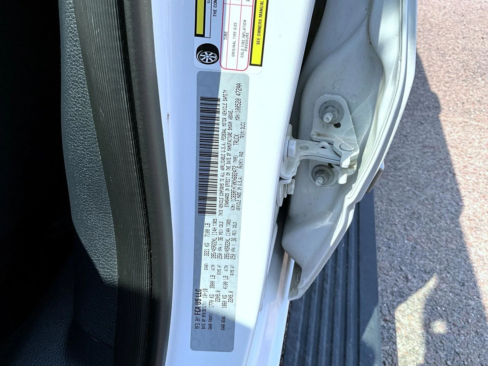 Used 2019 White Ram Limited image 25