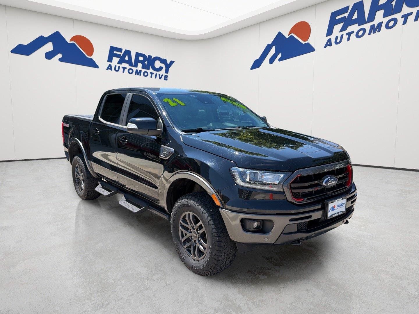 Used 2021 Shadow Black Ford LARIAT image 7