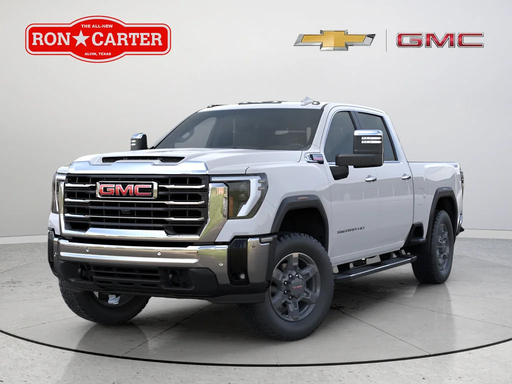 New 2026 Glacier White Tricoat GMC SLT image 3