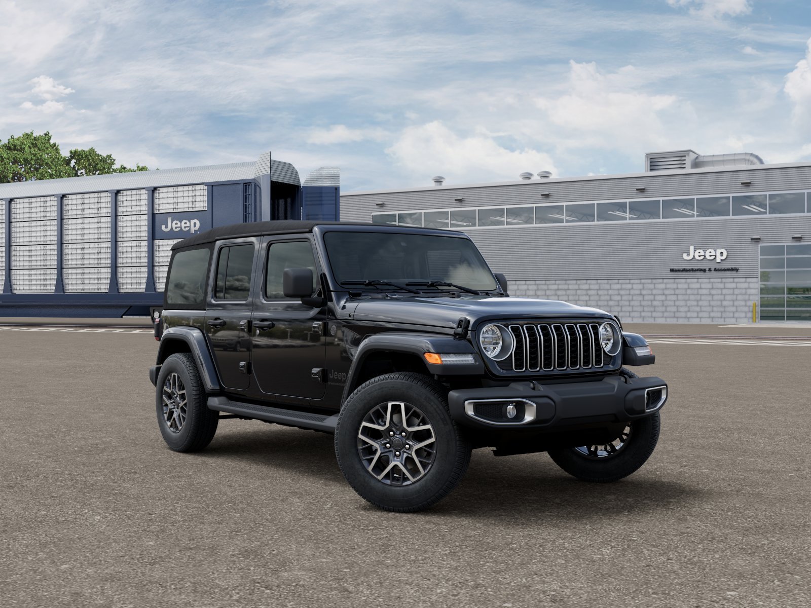 New 2027 Black Clearcoat Jeep Sahara image 1