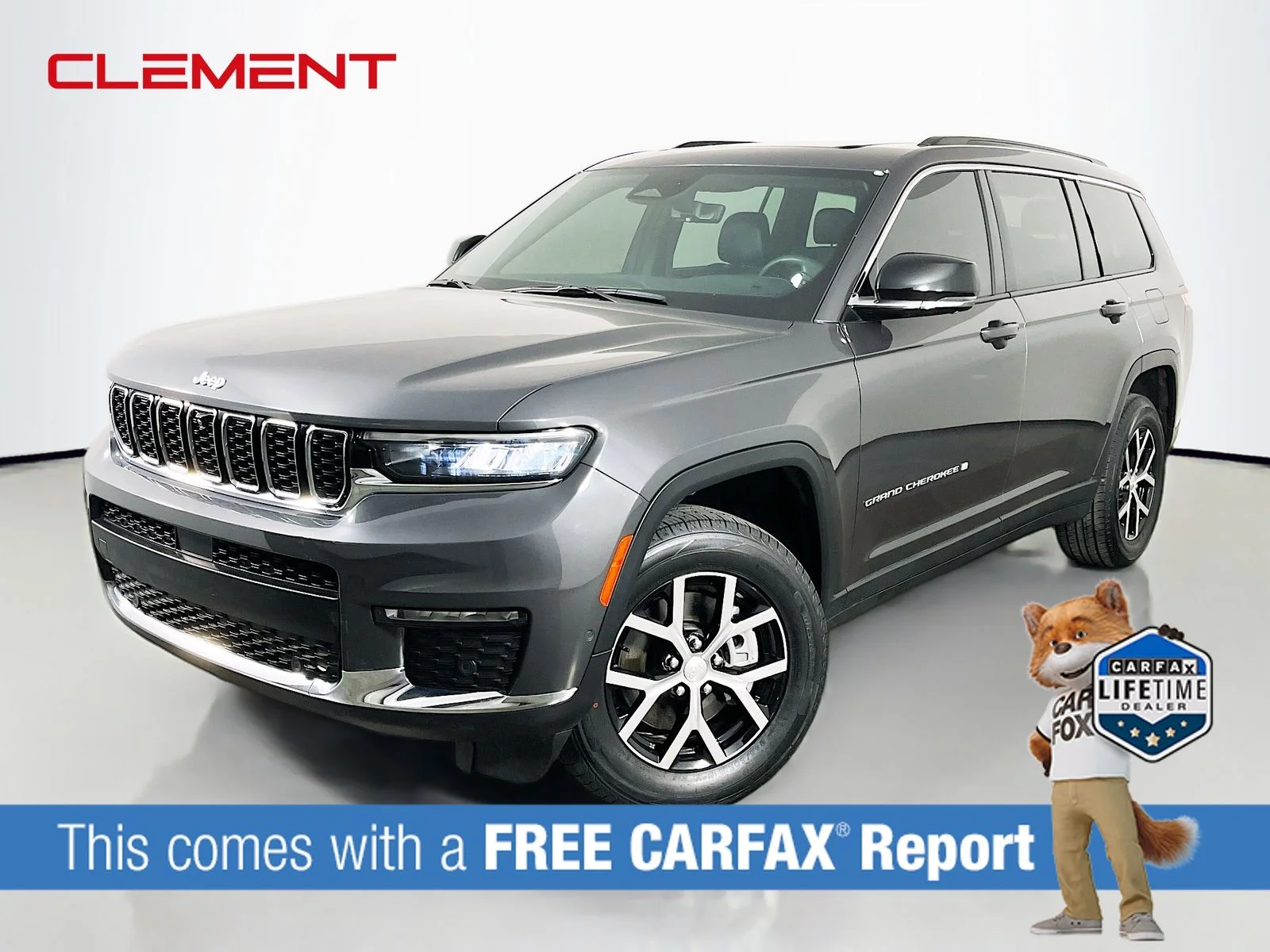 Used 2024 Gray Jeep Limited image 1