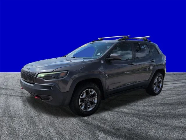 Used 2019 Granite Crystal Clearcoat Metallic Jeep Trailhawk image 8