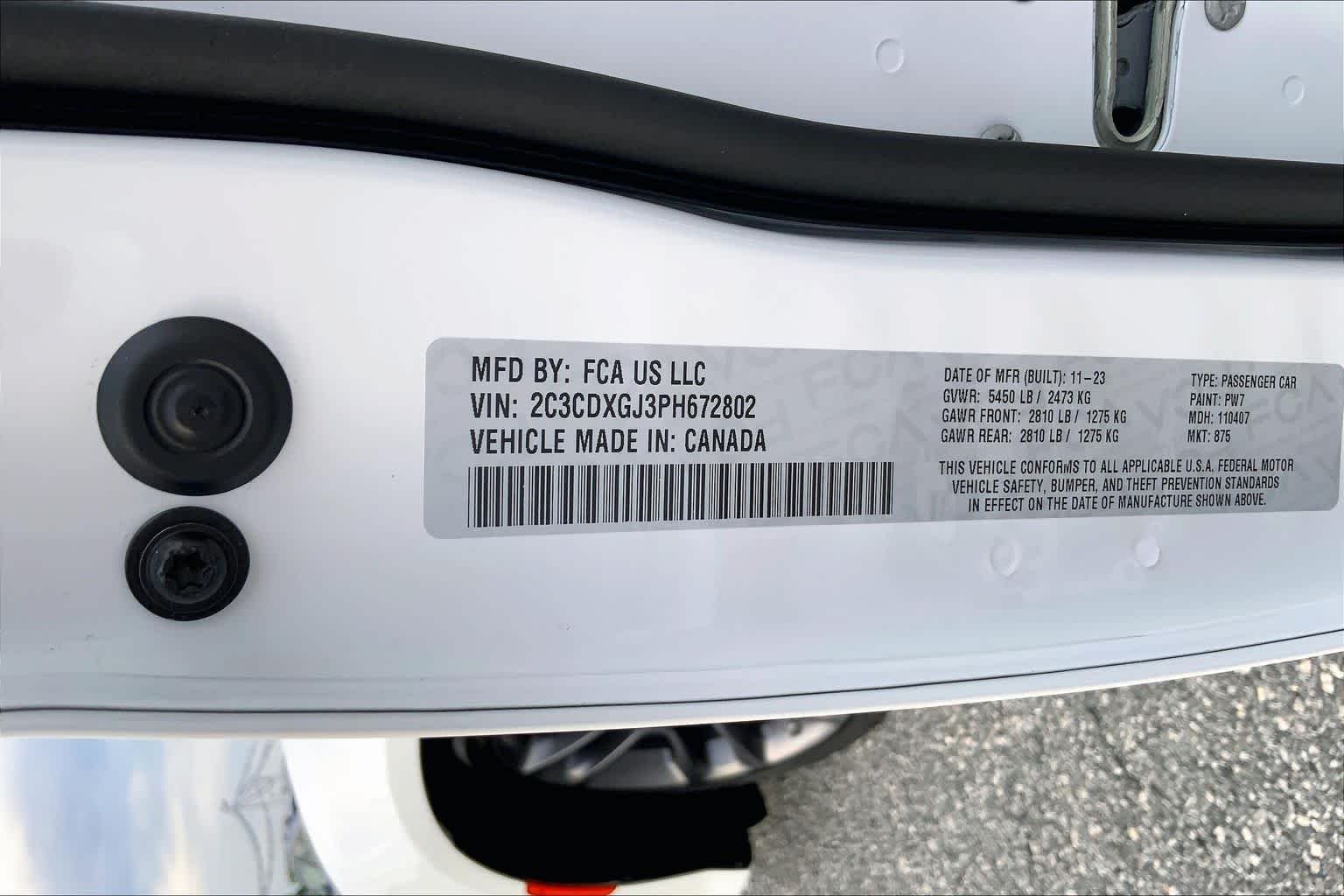 Used 2023 White Knuckle Clearcoat Dodge Scat Pack image 31