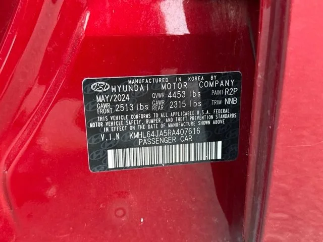 Used 2024 Ultimate red Hyundai SEL image 18