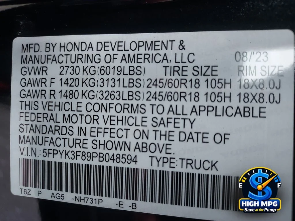 2023 Honda Ridgeline Black Edition - Photo 36