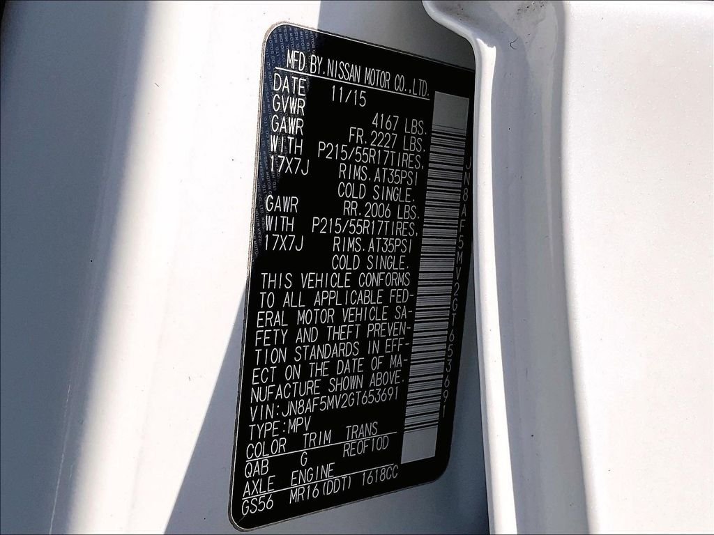 Used 2016 White Nissan SV image 31