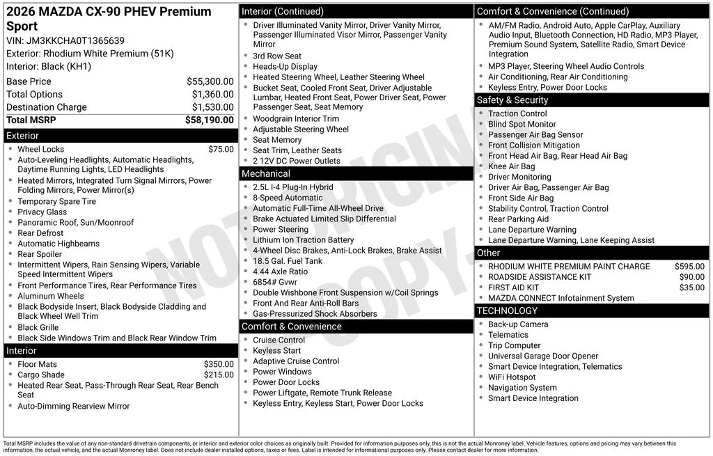 New 2026 Rhodium White Premium Mazda Premium Sport AWD image 9