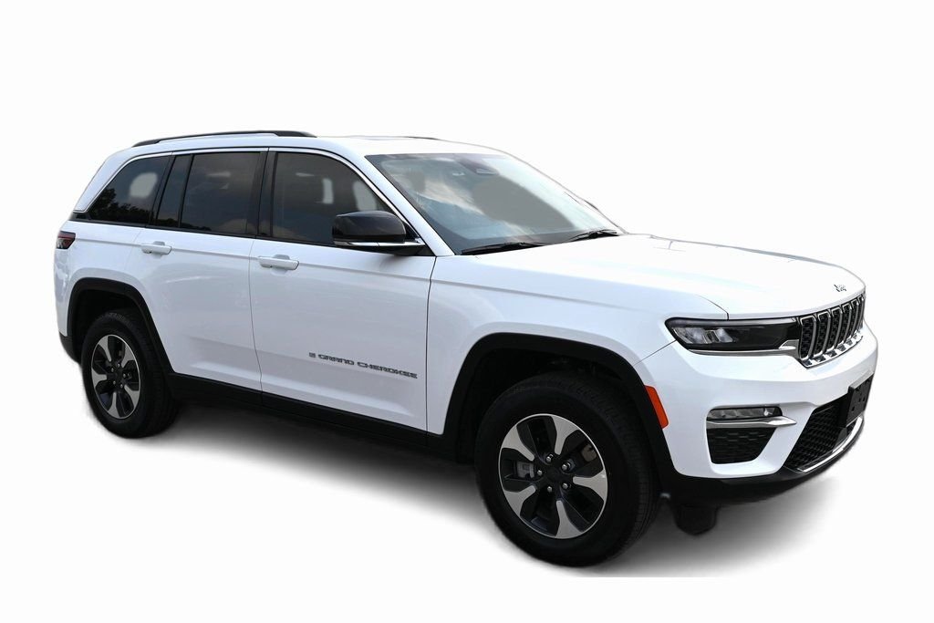 Used 2023 Bright White Clearcoat Jeep 4xe image 3