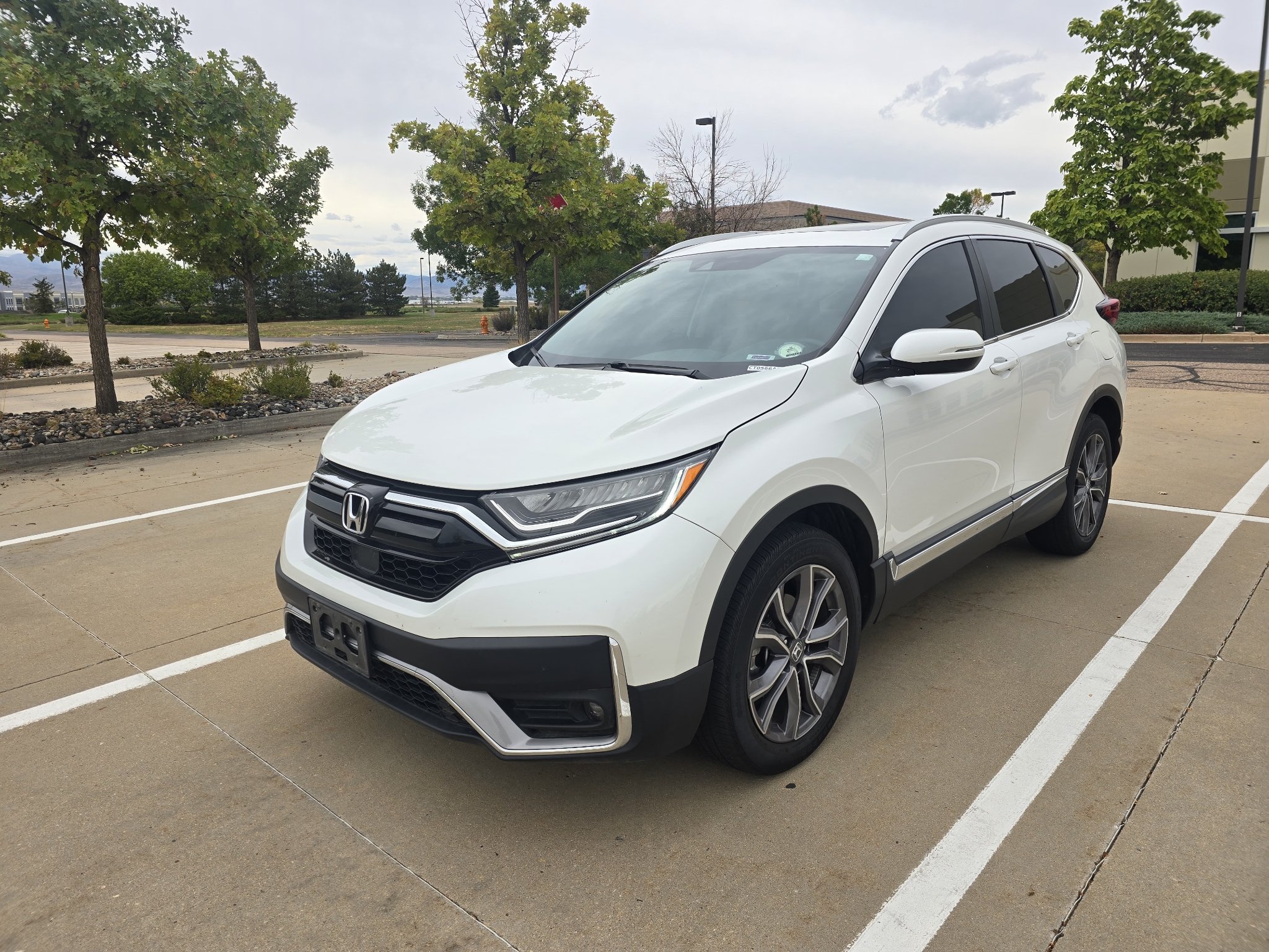 Used 2021 Platinum White Pearl Honda Touring image 1