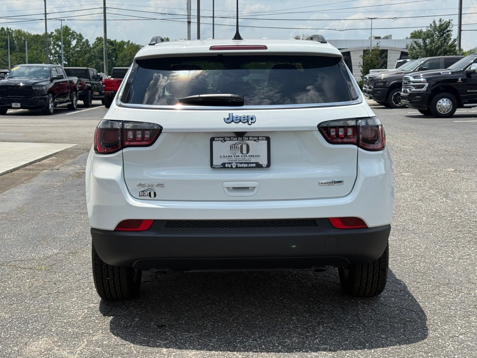 Certified Used 2026 Bright White Clear Coat Jeep Latitude image 4