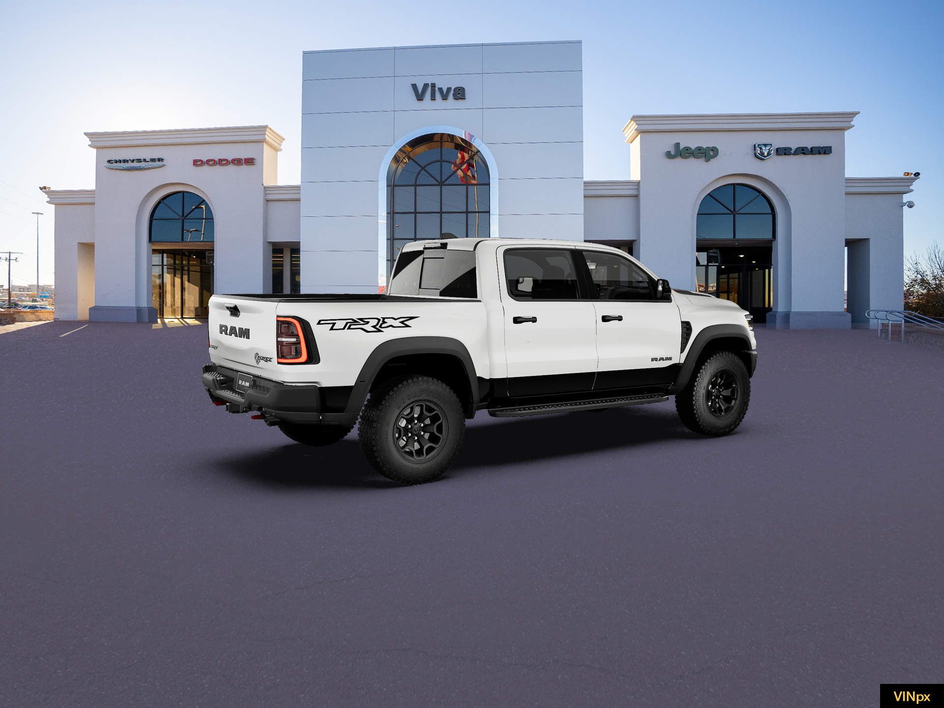 New 2027 Bright White Clear-Coat Exterior Paint RAM TRX image 20