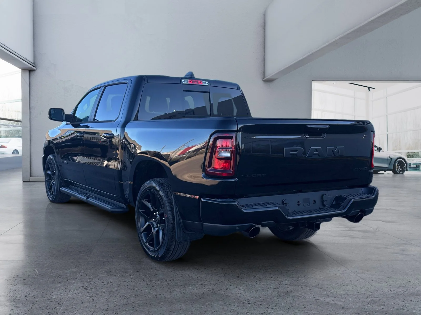 New 2027 Diamond Black Crystal Pearl Ram Sport image 3