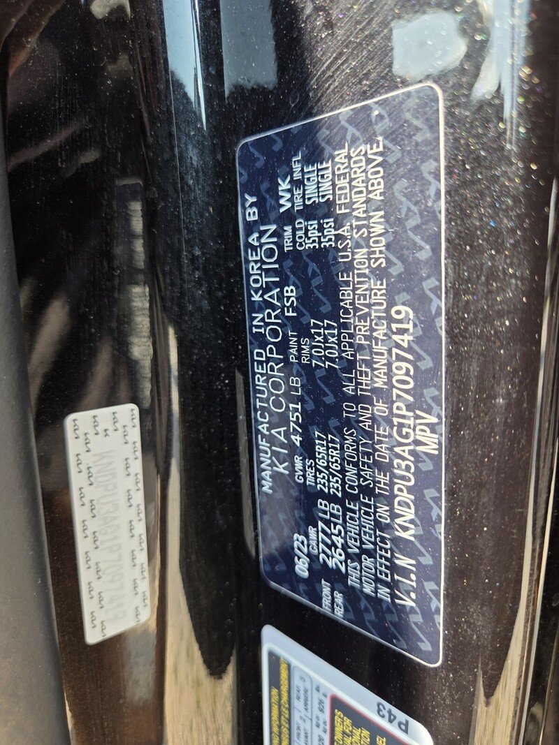 Used 2023 Black Kia LX image 32