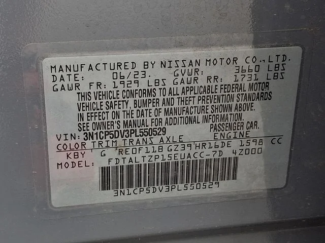 Used 2023 Gray Nissan SR image 27