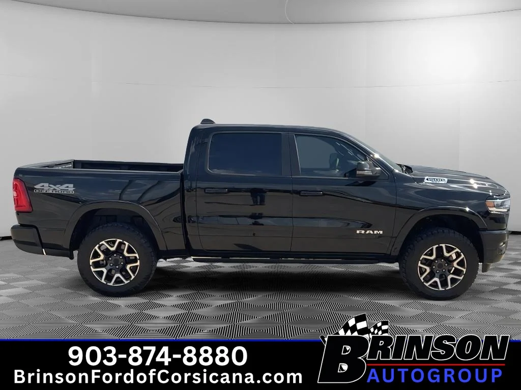 Used 2025 Diamond Black Crystal Pearlcoat Ram Laramie image 8