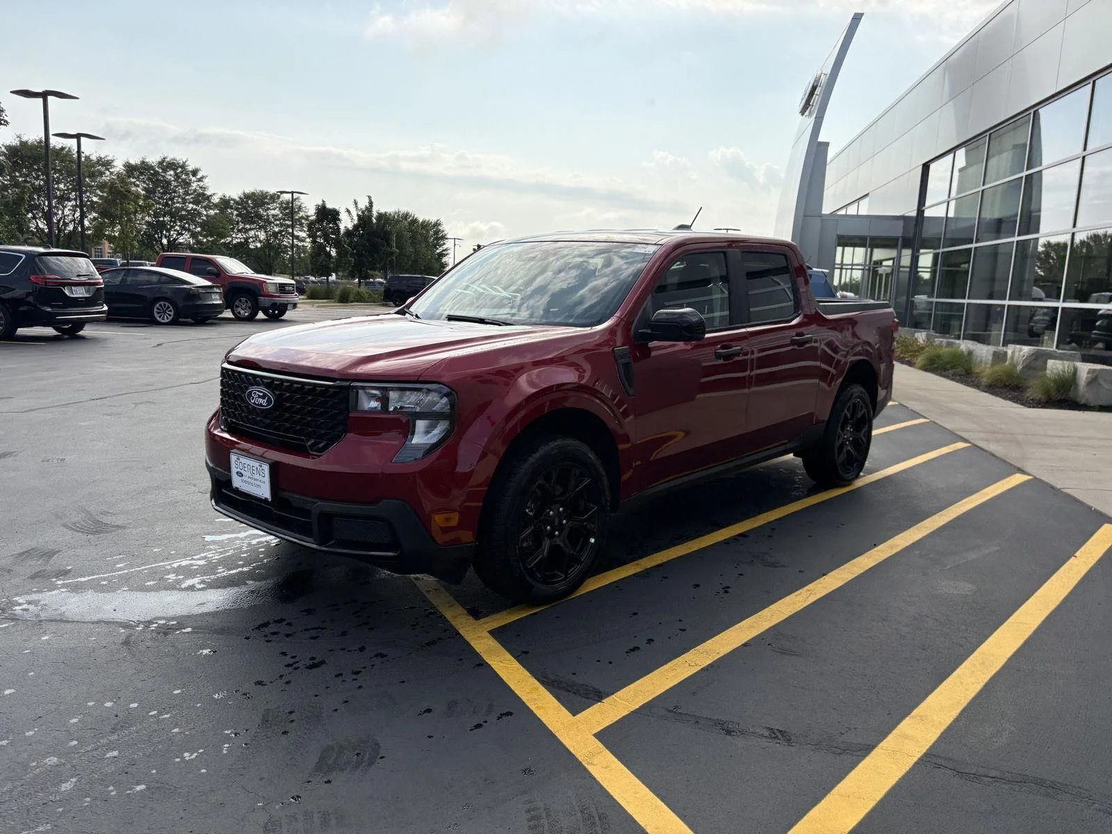 New 2026 Ruby Red Metallic Tinted Clearcoat Ford XLT image 3