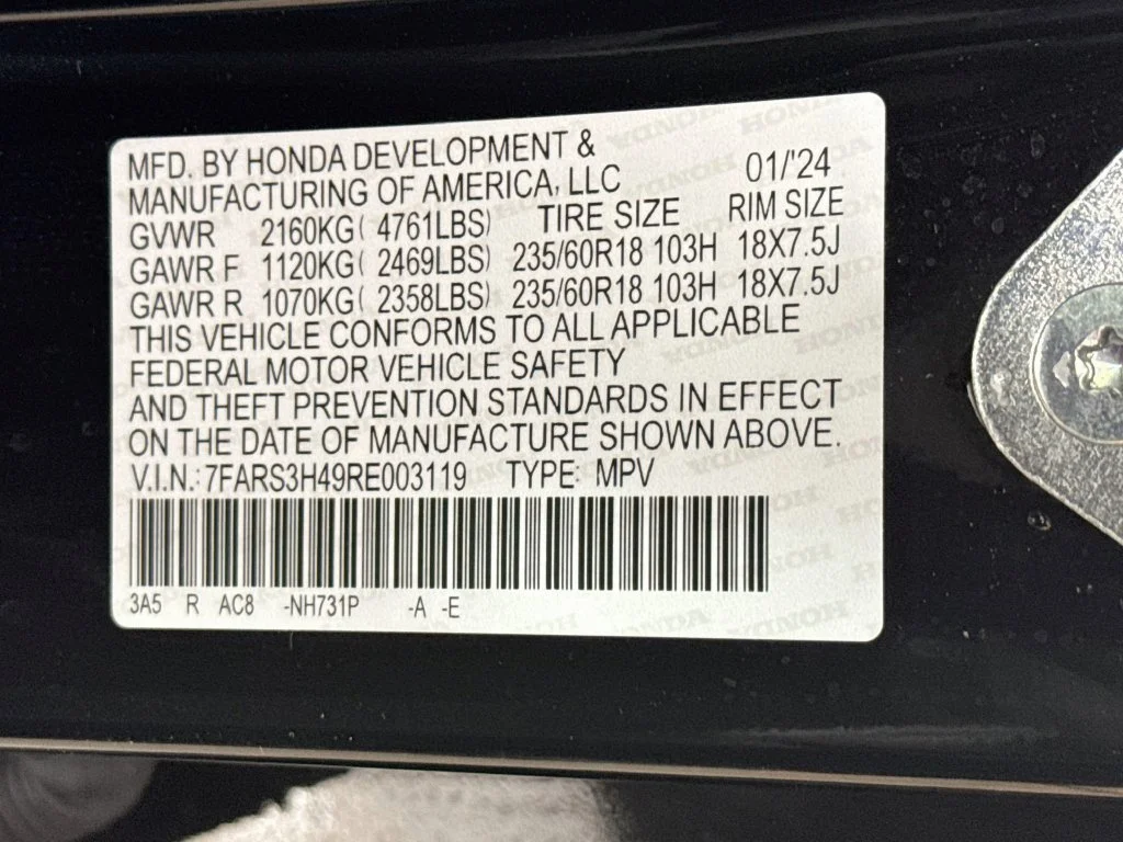 Used 2024 Black Honda EX image 41