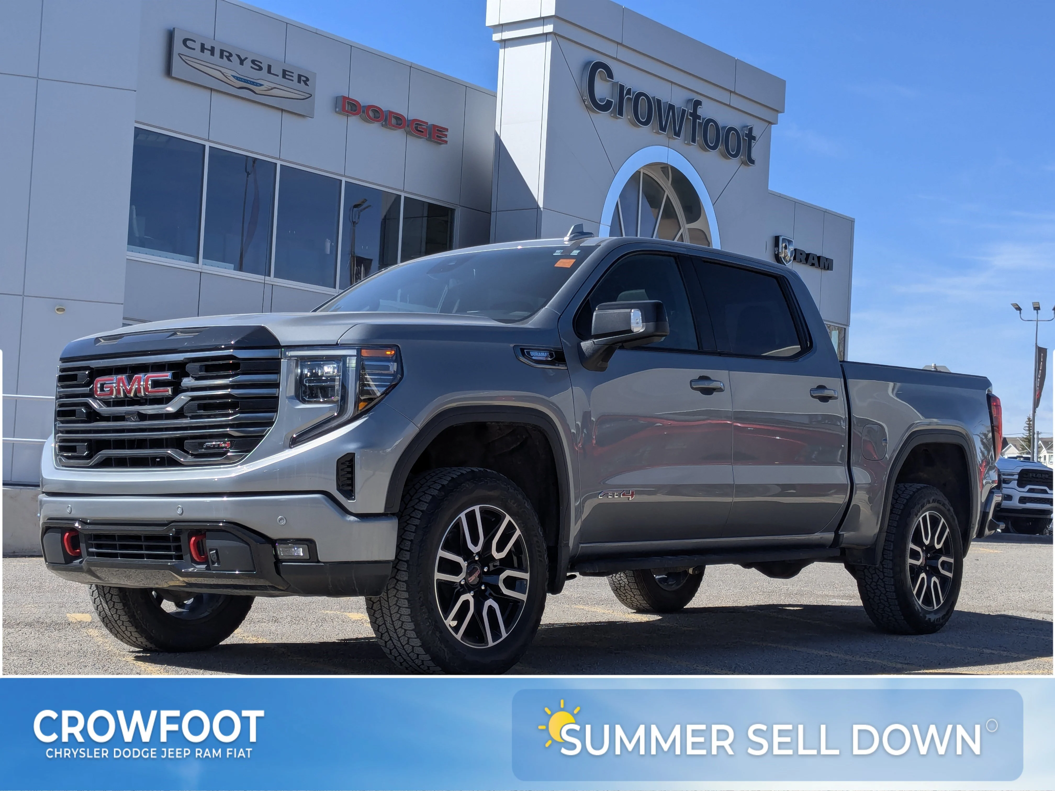 Used 2025 Grey GMC AT4 - - 2Lift - X31 Pkg - AT4 Premium Pkg - Sunroof - Leather image 1