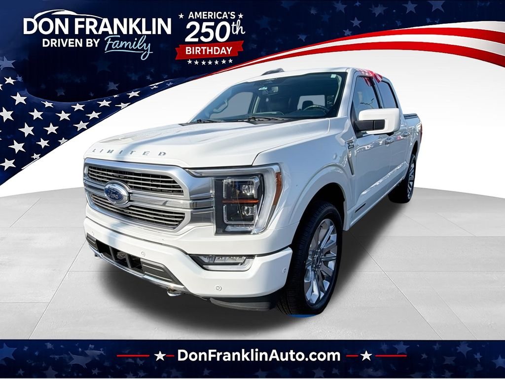 Used 2022 White Ford Limited image 1