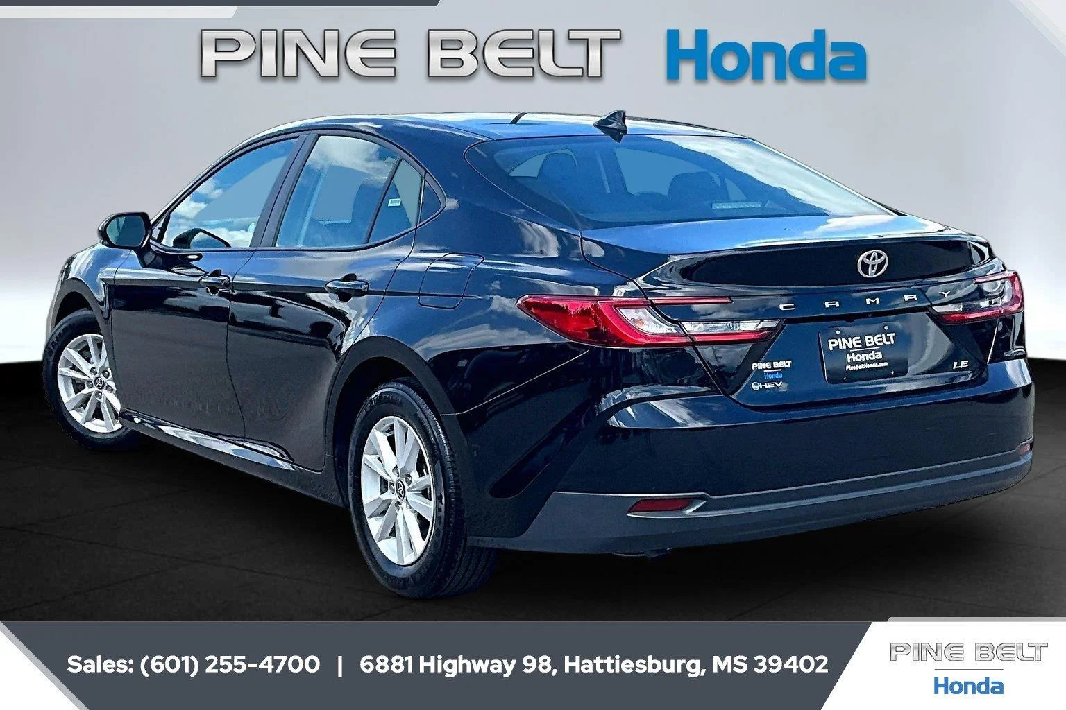 Used 2025 Midnight Black Metallic Toyota LE image 2