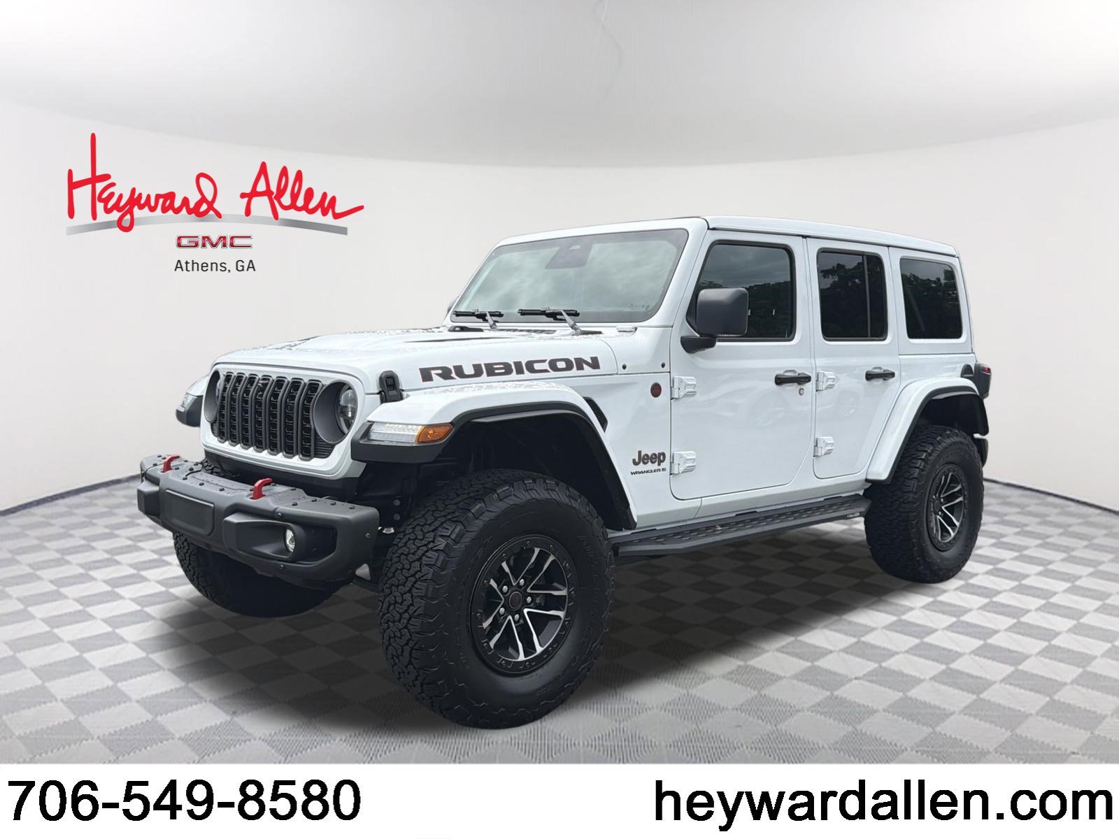 Used 2026 Bright White Clearcoat Jeep Rubicon X image 1