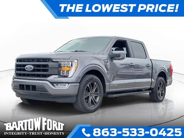 Used 2022 Gray Ford Lariat image 1