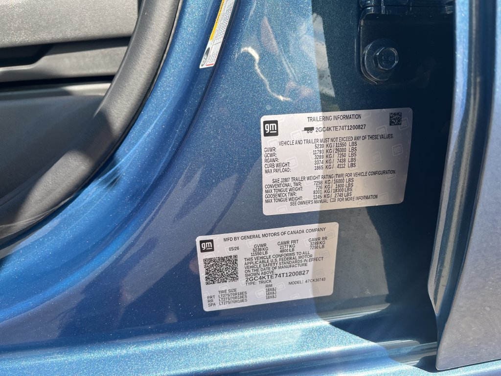 New 2026 Lakeshore Blue Metallic Chevrolet LT image 29