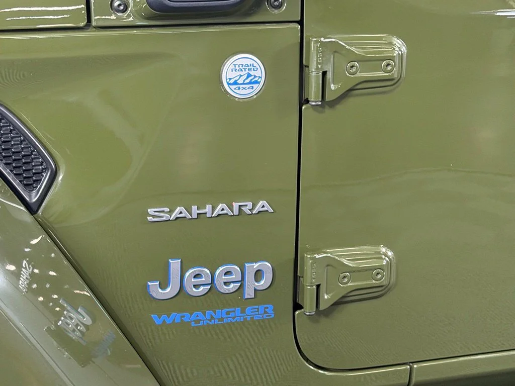 Used 2022 Green Jeep Unlimited Sahara 4xe image 11