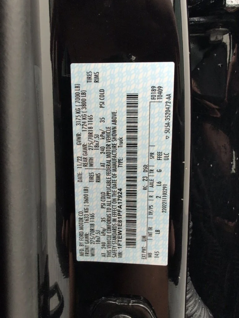 Certified Used 2023 Black Ford Tremor image 44