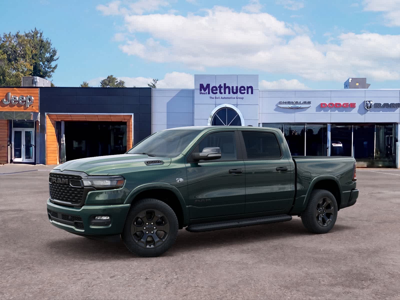 New 2026 Serrano-Green Metallic Exterior Paint RAM Big Horn image 2