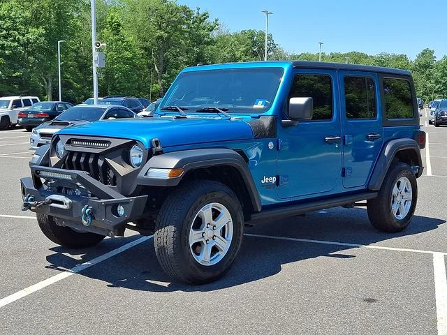 Used 2020 Teal Jeep Unlimited Sport S image 4